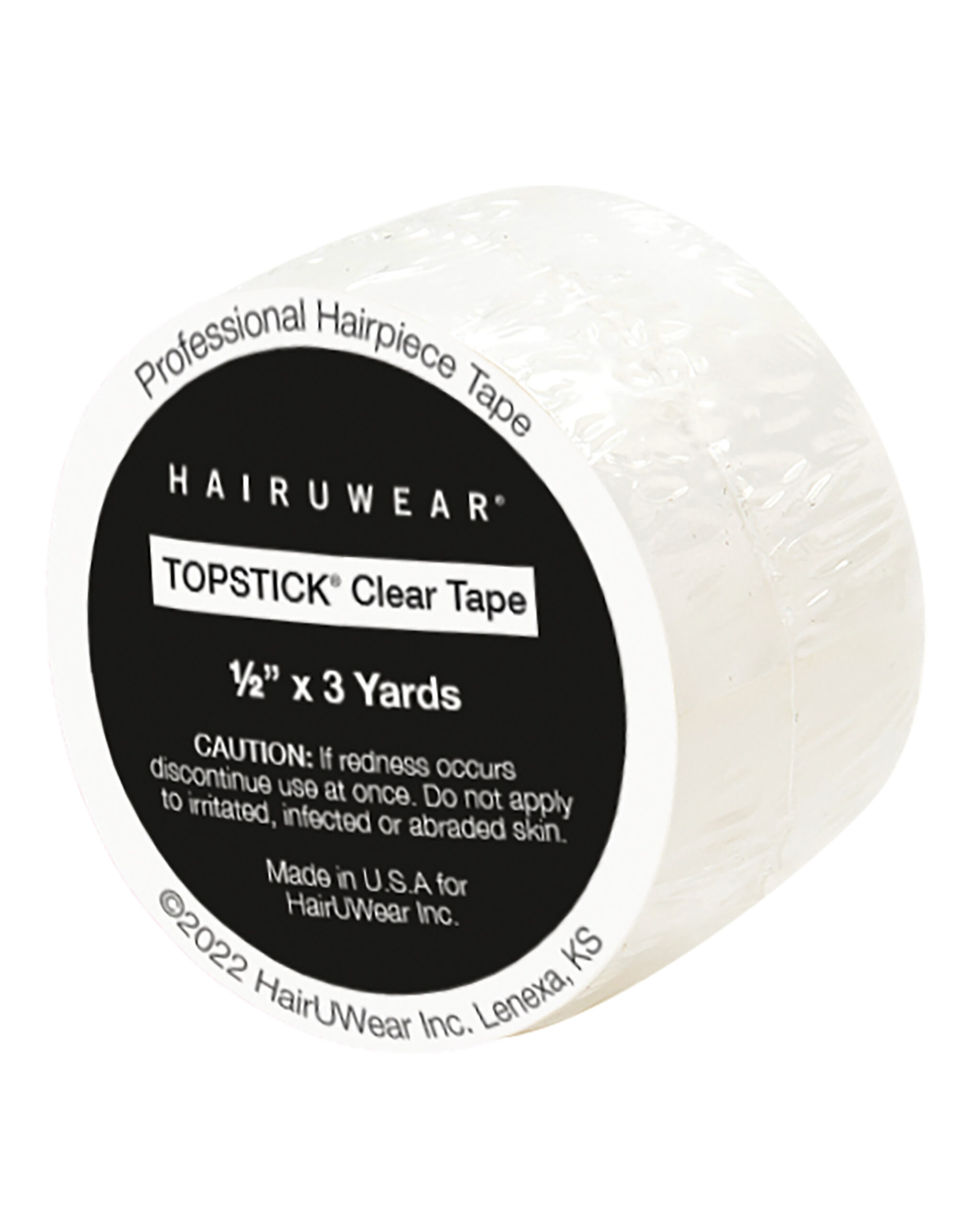 Vapon Topstick Clear Double Sided Tape Roll – 1/2" X 3 Yards, For Wigs, Toupees, Hairpieces