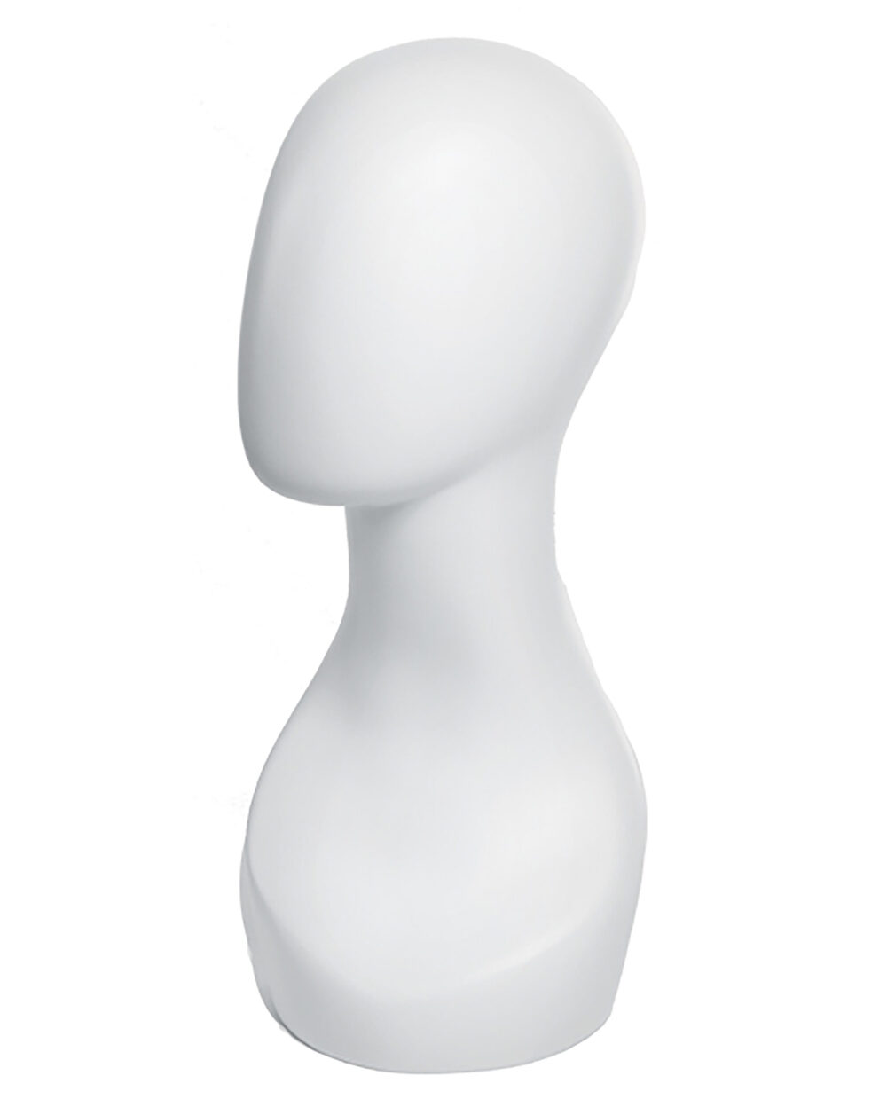 Fiberglass Faceless Mannequin Head