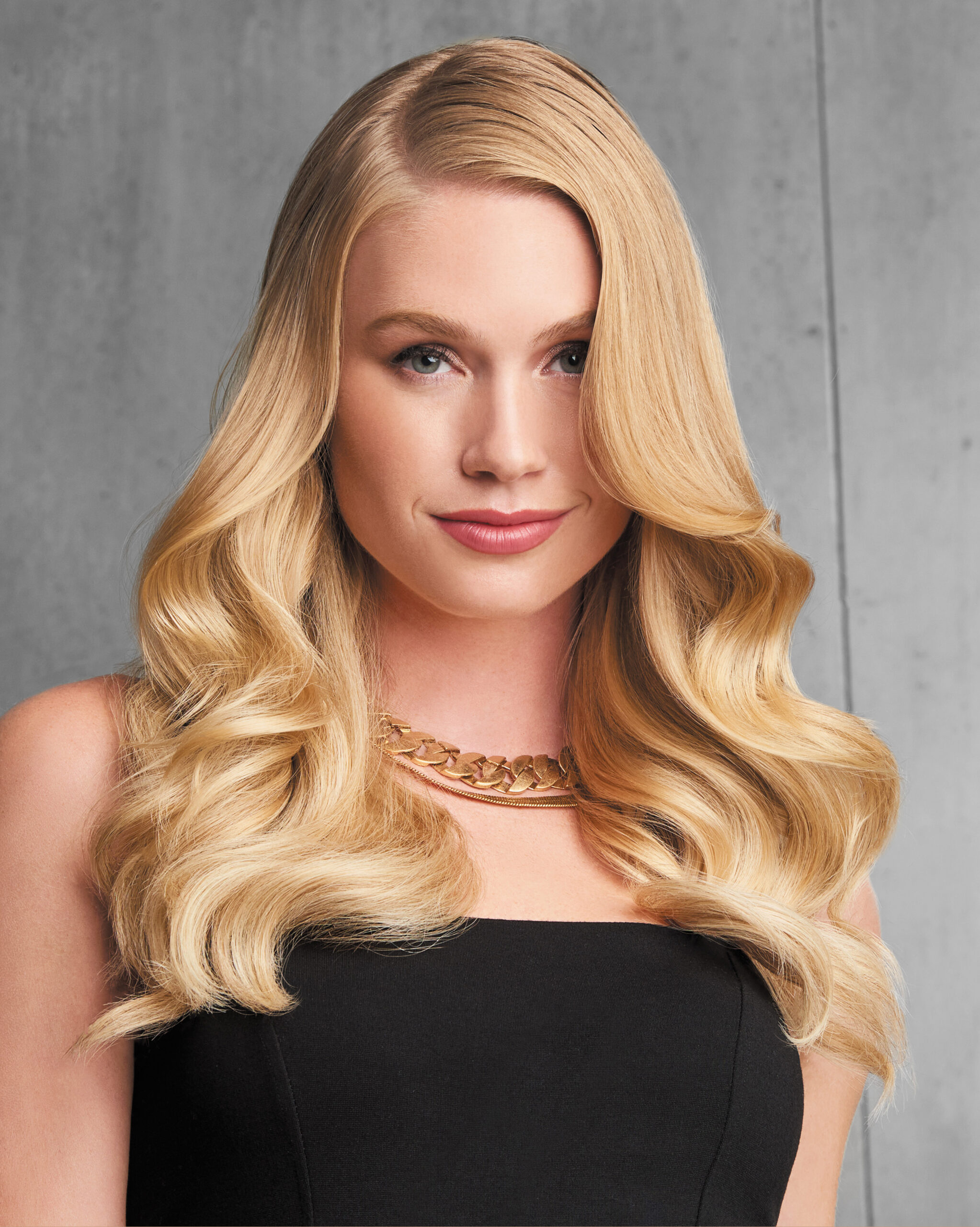 16" 10-Piece Human Hair Fineline Extension Kit in R25 Ginger Blonde