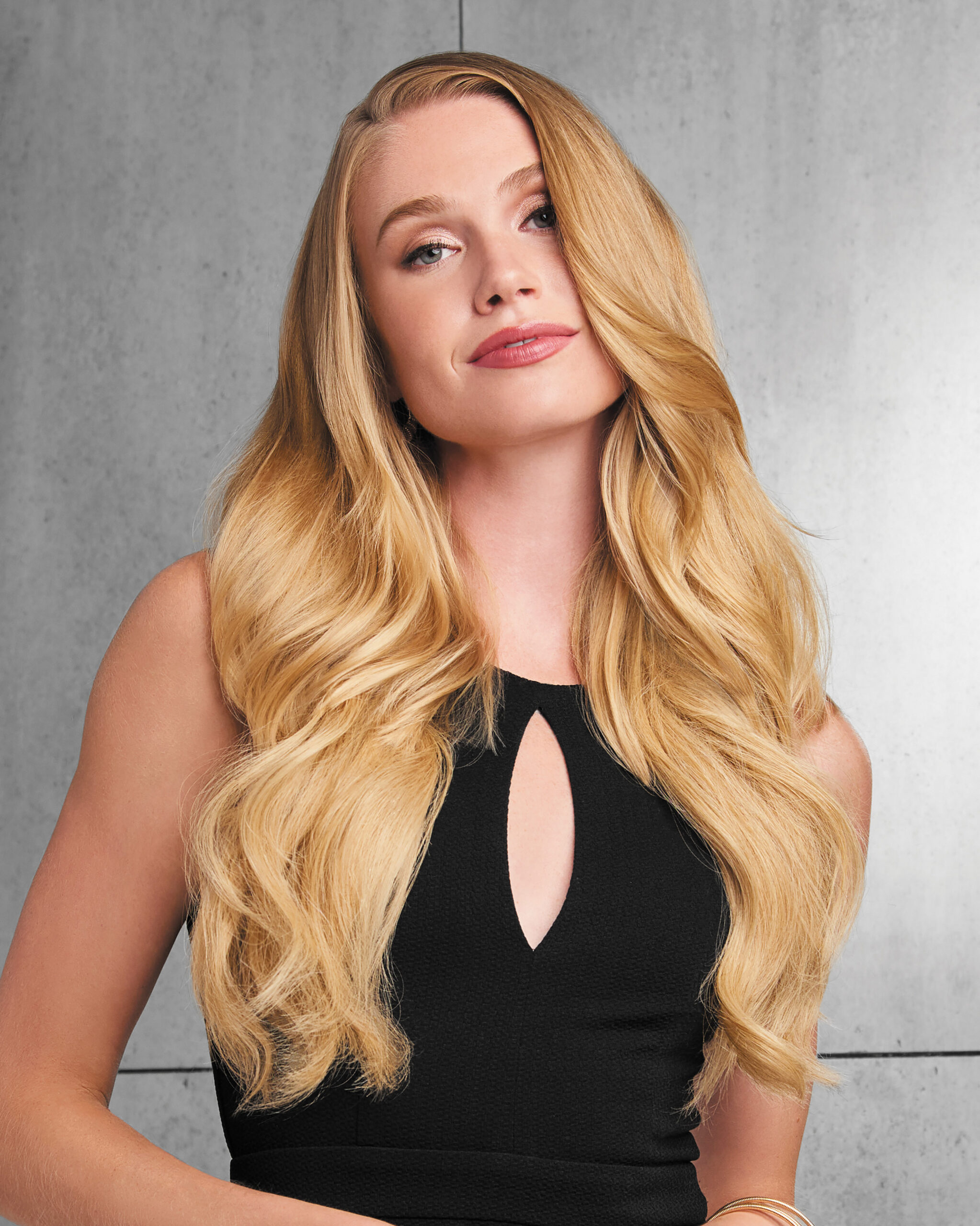 20" Human Hair Invisible Extension in R25 Ginger Blonde