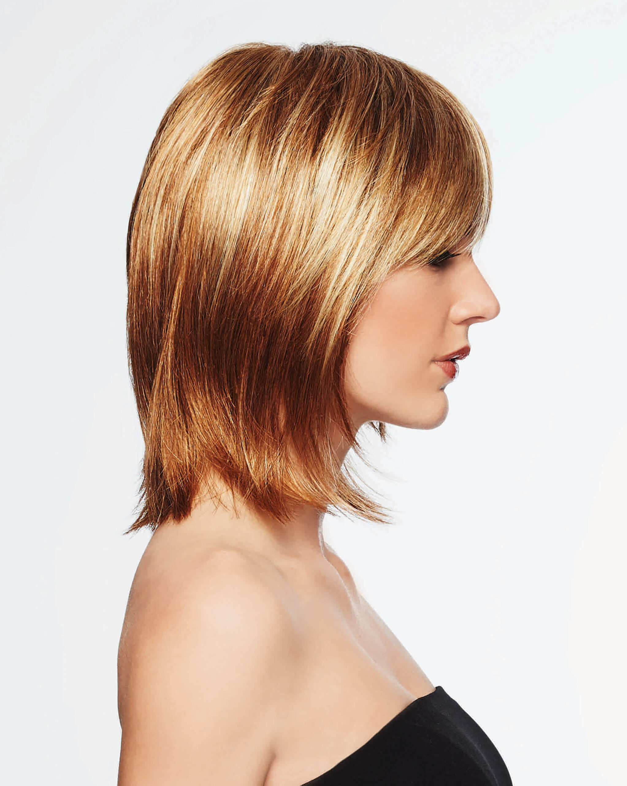 Razor Cut in SS25 Rooted Ginger Blonde