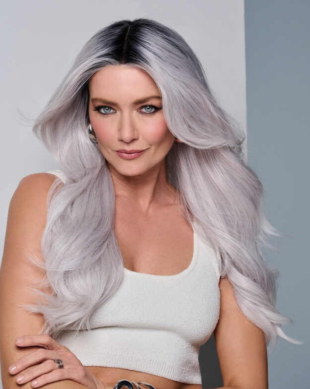 Queue the Hue in Gray/Lavender