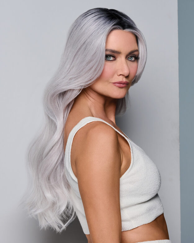 Queue the Hue in Gray/Lavender