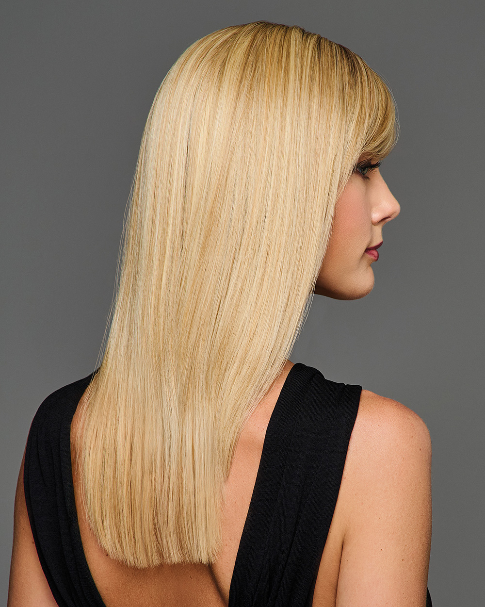 Side Fringe Topper in SS14/88 Rooted Golden Wheat